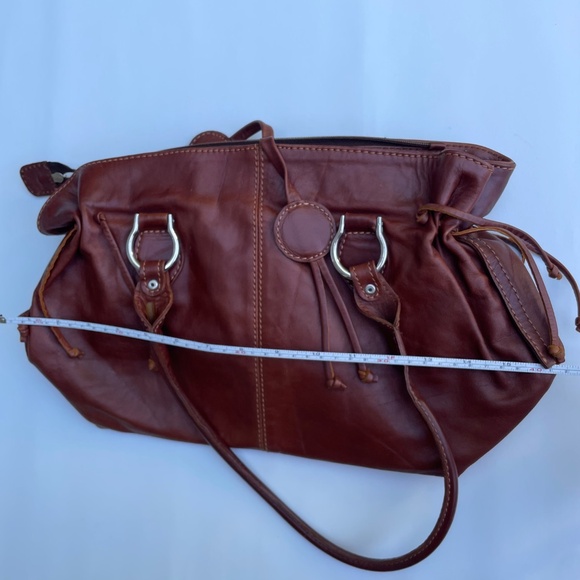 NWOT Genuine Leather Brown Purse - Picture 6 of 9